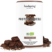 Los mejores  - foodspring Muesli Proteico- 360g- Sabor Chocolate- Ingredientes 100% orgánicos- 29 g de proteína por porción- Con…